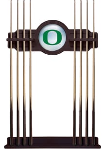 Oregon Ducks Solid Wood Cue Rack Pool Table