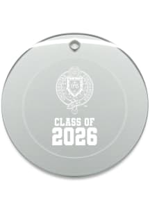 Fordham Rams Class of 2026 Round Ornament - White
