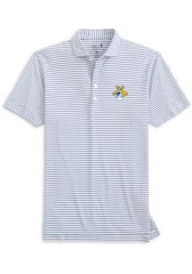 Johnnie O Pitt Panthers Mens Blue Stetsons Short Sleeve Fashion Polo