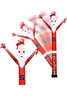 Syracuse Orange Black Outdoor Inflatable Santa team color and team logo