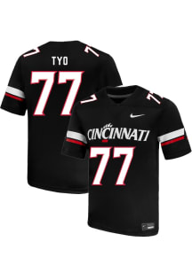 Taran Tyo  Nike Cincinnati Bearcats Black Football NIL Name And Number Football Jersey