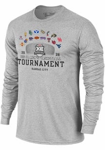 Big 12 Grey 2026 Big 12 Men's Basketball Tournament Arena Long Sleeve T Shirt
