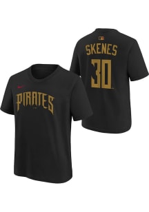Paul Skenes Pittsburgh Pirates Youth Black City Connect NN Player Tee