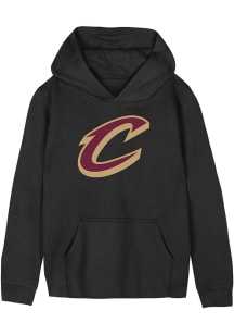 Cleveland Cavaliers Boys Black Primary Logo Long Sleeve Hooded Sweatshirt