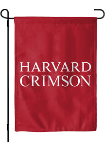 Harvard Crimson 2 Sided Team Logo Garden Flag - Crimson