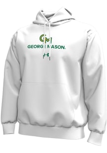 Under Armour George Mason University Mens White Icon Long Sleeve Hoodie