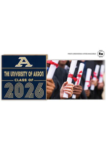 Akron Zips Class of 2026 Floating Picture Frame - Navy Blue