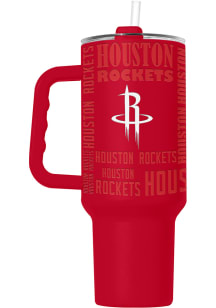 Logo Brands Houston Rockets Primary Native 40 oz Stainless Steel Tumbler - Red