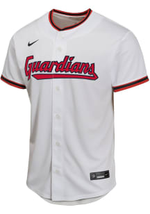 Nike Cleveland Guardians Youth White Home Jersey