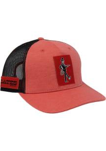 Gates BBQ 5 Panel Trucker Adjustable Hat - Red