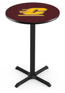 Central Michigan Chippewas Cross Base Pub Table