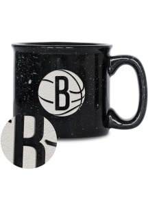 Brooklyn Nets Campfire Ceramic Mug - Black