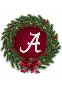 Alabama Crimson Tide Wreath Sport Shape Pennant - Crimson