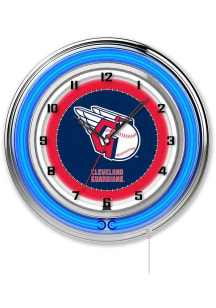 Cleveland Guardians 19in Neon Wall Clock