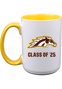 Western Michigan Broncos Class of 2025 15oz Ceramic Mug - White