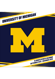 Michigan Wolverines 2026 12x12 Calendar
