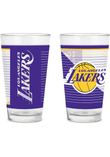 Los Angeles Lakers 2 Pack Pint Glass Drink Set