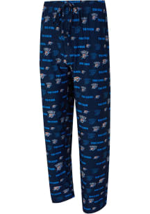 Concepts Sport Oklahoma City Thunder Mens Navy Blue Mosaic Sleep Pants