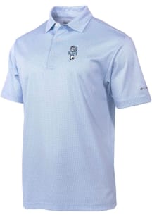 Columbia North Carolina Tar Heels Mens White Fairway Short Sleeve Polo