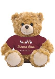 Florida State Seminoles Jardine  Holiday 10" Holiday Plush - White