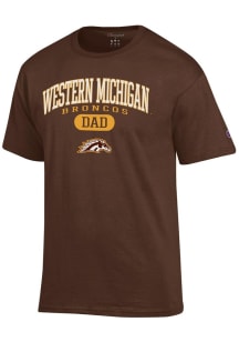 Champion Western Michigan Broncos Brown Dad Pill Jersey Short Sleeve T Shirt