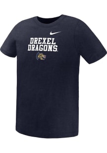 Nike Drexel Dragons Boys Navy Blue Legend Short Sleeve T-Shirt