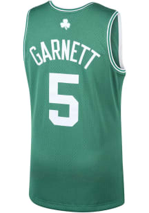 Kevin Garnett  Mitchell and Ness Boston Celtics Mens Green Swingman Big and Tall Hooded Sweatshirt