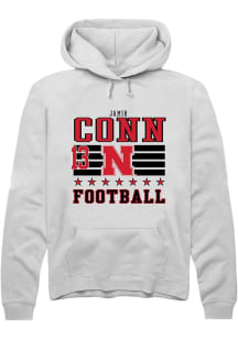 Jamir Conn Nebraska Cornhuskers Mens White Football NIL Striped Player Hood