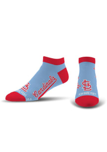 St Louis Cardinals Team Color Mens No Show Socks
