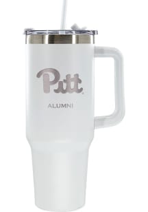 The Memory Company Pitt Panthers Alumni 40oz Stainless Steel Tumbler - White