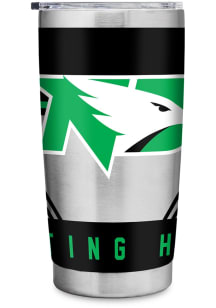North Dakota Fighting Hawks 20oz Stainless Steel Tumbler - Silver
