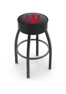 Indiana Hoosiers Swivel Pub Stool - Black
