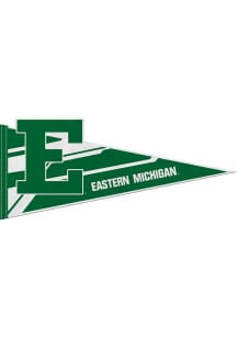 Eastern Michigan Eagles Extended Logo Pennant - Green