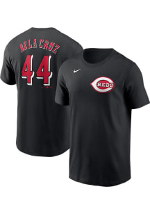Elly De La Cruz Cincinnati Reds Black Alt Short Sleeve Player T Shirt
