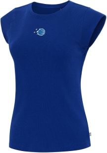 Antigua Orlando Magic Womens Blue Show Off Short Sleeve T-Shirt
