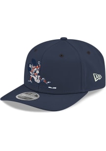 New Era Detroit Tigers Sliding Mascot Stretch Snap 9SEVENTY Adjustable Hat - Navy Blue