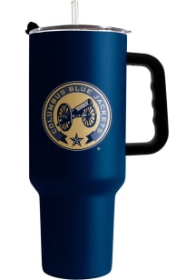 Logo Brands Columbus Blue Jackets Flipside Native 40 oz Stainless Steel Tumbler - Navy Blue