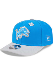 New Era Detroit Lions 2026 NFL Draft Stretch Snap 9SEVENTY Adjustable Hat - Blue