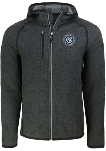 Cutter and Buck New York City FC Mens Charcoal Mainsail Light Weight Jacket