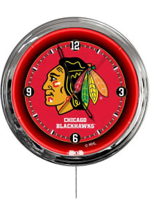Chicago Blackhawks Multi Color LED Wall Clock