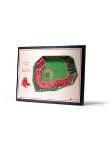 Boston Red Sox 5-Layer 3D Stadium View Wall Art - Tan