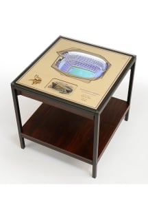 Minnesota Vikings 25-Layer Lighted StadiumView Brown End Table