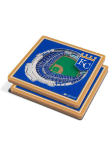 Kansas City Royals 3D Stadium View Coaster - Blue