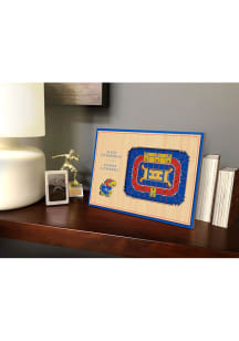 Kansas Jayhawks 3D Desktop Stadium View Blue Desk Accessory
