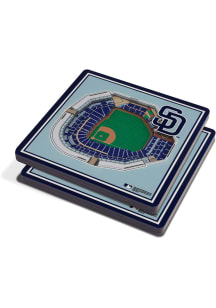 San Diego Padres 3D Stadium View Coaster - Blue