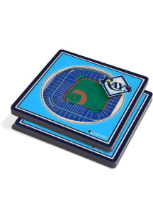 Tampa Bay Rays 3D Stadium View Coaster - Blue
