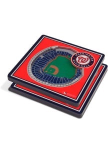 Washington Nationals 3D Stadium View Coaster - Red