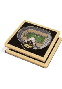 Purdue Boilermakers 3D Stadium View Coaster - Black