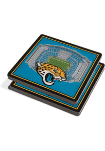 Jacksonville Jaguars 3D Stadium View Coaster - Blue