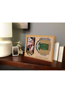 Missouri Tigers Stadium View 4x6 Picture Frame - Brown